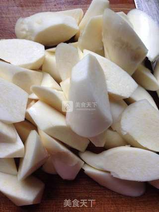 红烧肉茭白的做法步骤:3