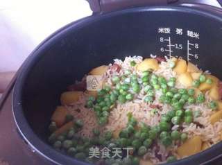土豆腊肠焖饭的做法步骤:13