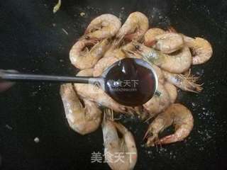 蚝油大虾的做法步骤:6