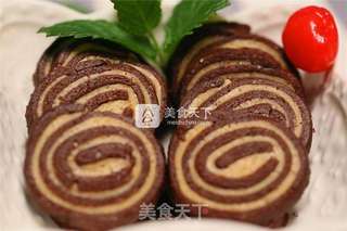 摩卡双色饼干的做法步骤:18