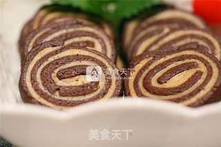 摩卡双色饼干的做法步骤:15