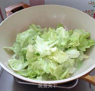 酱爆肉末卷心菜的做法步骤:6