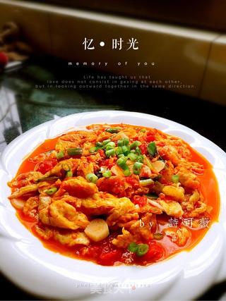 西红柿炒鸡蛋的做法步骤:15