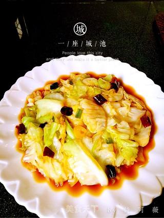 糖醋包菜的做法步骤:12