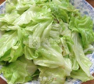 酱爆肉末卷心菜的做法步骤:7