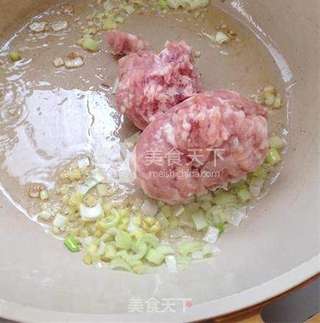 酱爆肉末卷心菜的做法步骤:9