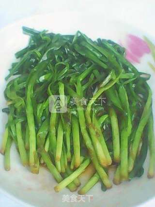 炒锅韭菜的做法步骤:5