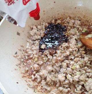 酱爆肉末卷心菜的做法步骤:11