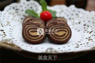摩卡双色饼干的做法步骤:19