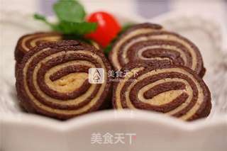 摩卡双色饼干的做法步骤:16