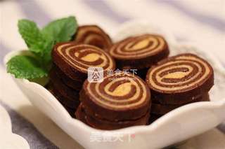 摩卡双色饼干的做法步骤:14