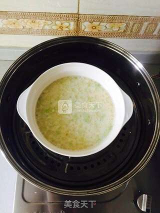 鲜玉米羹的做法步骤:7