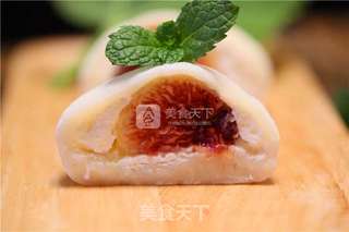 无花果雪媚娘的做法步骤:18