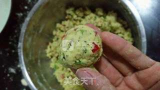 黄金豆渣小饼的做法步骤:4