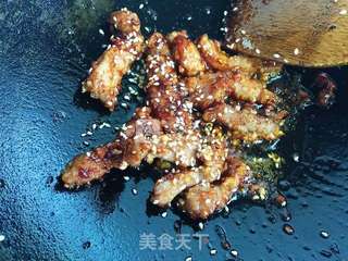 糖醋里脊的做法步骤:9