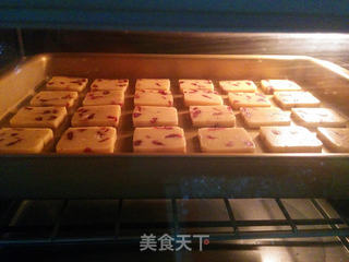 奶香蔓越莓饼干的做法步骤:13