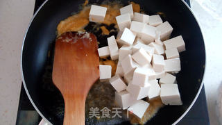 蟹黄豆腐的做法步骤:7