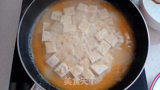 蟹黄豆腐的做法步骤:11