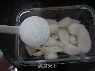 冰脆山药片的做法步骤:6