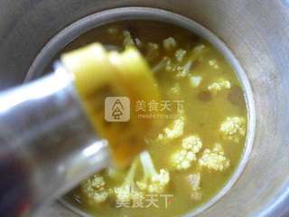 粉条花菜牛排骨汤的做法步骤:8
