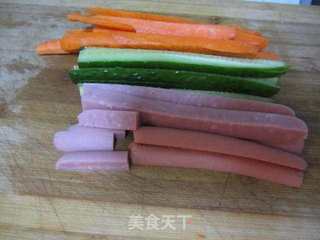 紫菜卷的做法步骤:3