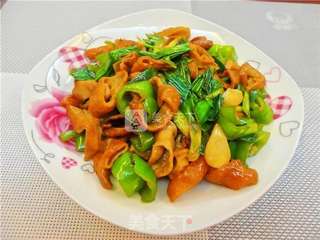 蒜香肥肠的做法步骤:7