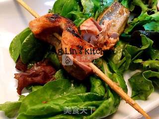 串烤粉三文鱼 (Pink salmon)的做法步骤:6
