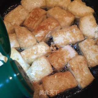 香煎豆腐的做法步骤:4