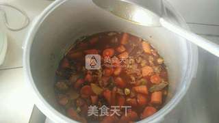 胡萝卜烧牛肉的做法步骤:6