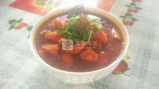 胡萝卜烧牛肉的做法步骤:8