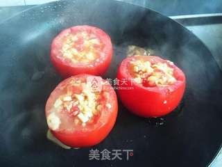 鸡蛋豆腐烤番茄的做法步骤:9
