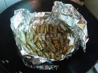 蒜香烤蛏子的做法步骤:7