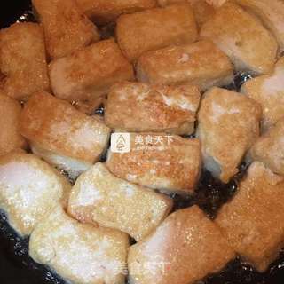 香煎豆腐的做法步骤:3