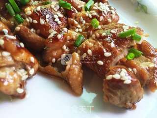照烧鸡腿排的做法步骤:8
