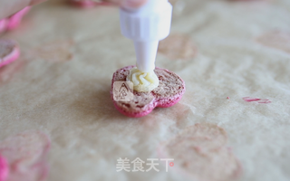 桃心香草马卡龙-七夕特辑的做法步骤:13