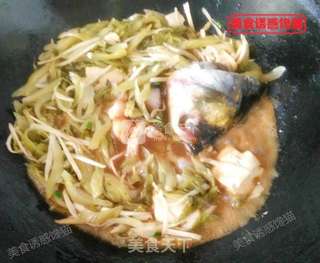 酸菜豆腐鱼的做法步骤:5