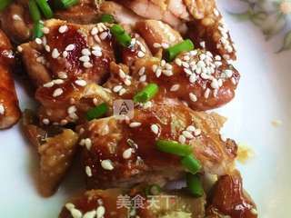 照烧鸡腿排的做法步骤:9