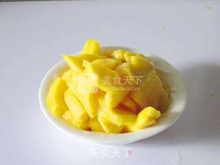菠萝蜜炒肉片的做法步骤:2