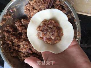 牛肉圆葱蒸饺的做法步骤:17