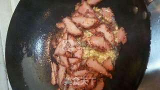 麻辣肉炒秋葵的做法步骤:7