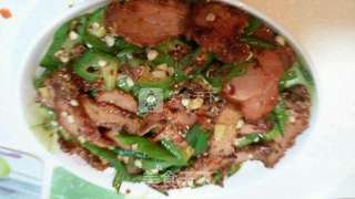 麻辣肉炒秋葵的做法步骤:9
