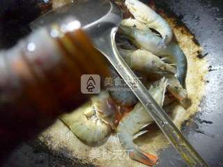 梅干菜茭白炒大头虾的做法步骤:4