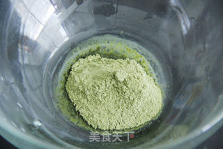 双色抹茶布丁的做法的做法步骤:7