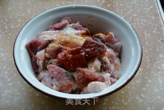粉蒸肉的做法步骤:3