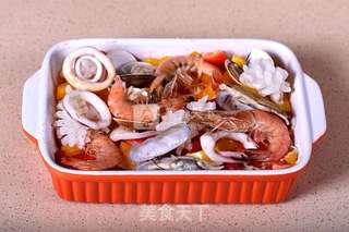 德普烤箱食谱——海鲜焗饭的做法步骤:7
