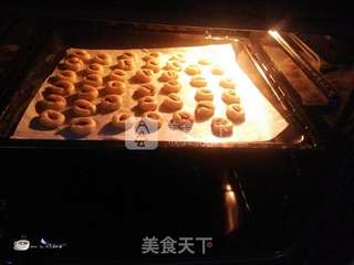 鸡油杏仁小西饼的做法步骤:7