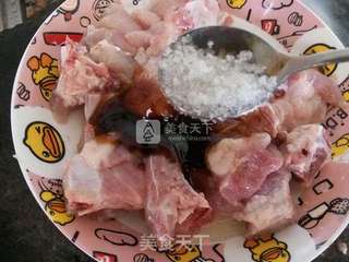 排骨蒸河粉的做法步骤:4