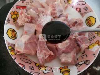 排骨蒸河粉的做法步骤:2