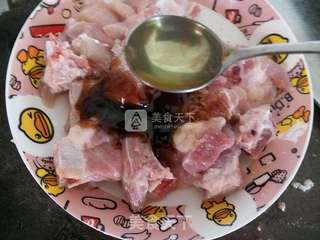 排骨蒸河粉的做法步骤:3