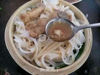 排骨蒸河粉的做法步骤:10